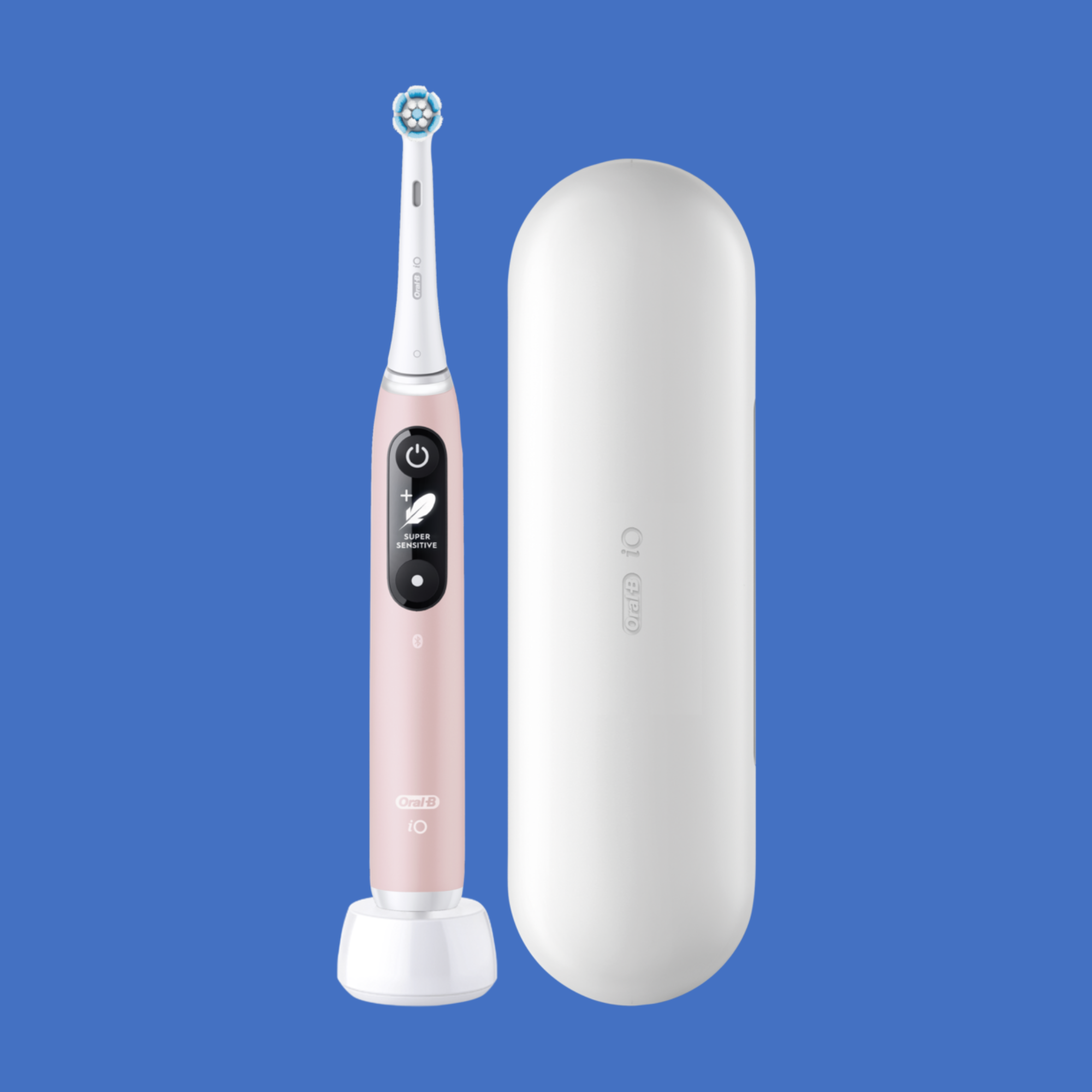 Oral-B iO8 Black Electric Toothbrush with Travel Case | Official